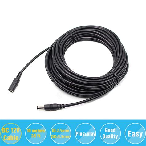 Buy Hiseeu 12v Dc Male Female Extension Cable At Affordable Prices