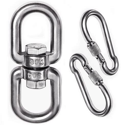 Buy Dismboon M Heavy Duty Stainless Steel Swivel Ring Double