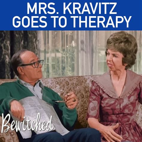 Mrs Kravitz Goes To Therapy Bewitched Witchcraft Portrait