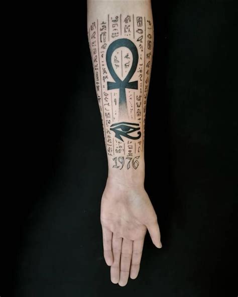 Egyptian Tattoos 70 Popular Motifs And Symbols With Meaning