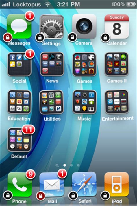Those are just a few examples. Locktopus App Password Protects Specific iPhone Apps