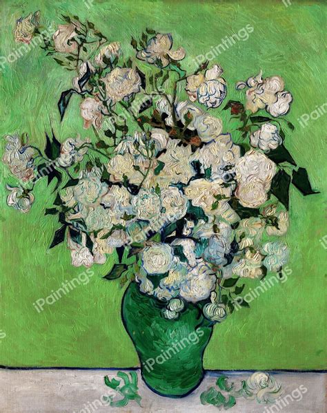 Bouquet Of Roses Painting By Vincent Van Gogh Reproduction