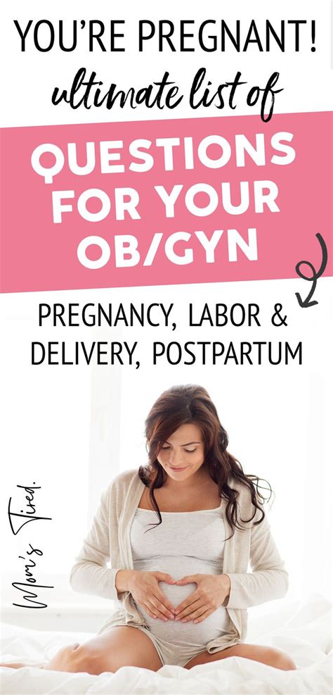 Top Questions To Ask Your Obgyn When Pregnant Pregnancy First