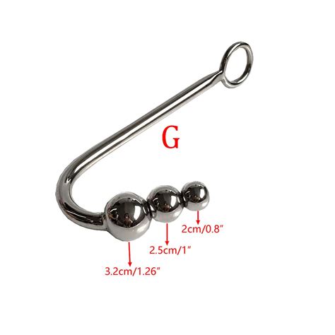 Bdsm Anal Hook And Bondage Handcuffs Customizable Sleek Steel Ball Vaginal Anal Hook Bondage