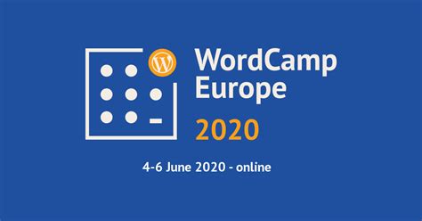 One of europe's major historical reenactment events. WordCamp Europe 2020 Online - 4-6 June 2020 online. The biggest WordPress event in Europe