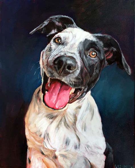 Hand Painted Dog Portraits From Your Photograph In 2020 Pet Portraits