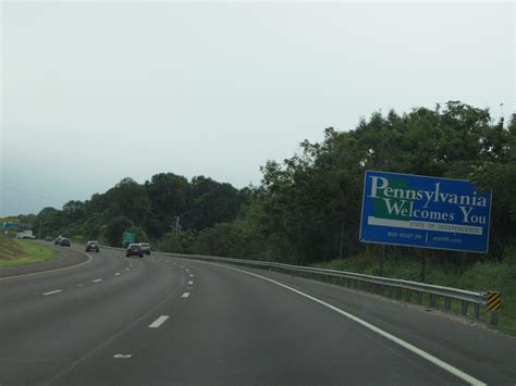 Pennsylvania Interstate 78 Westbound Cross Country Roads