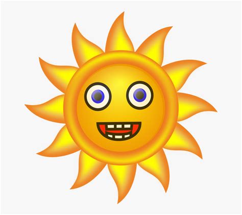 Emoticonsmileyyellow Animated Picture Of Sun Free Transparent