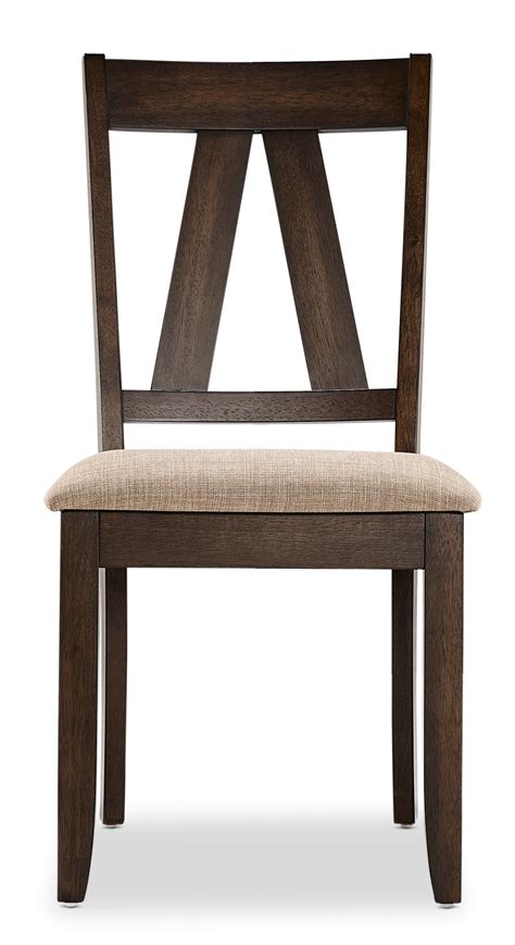 Thompson Side Chair - Dark Oak| Leon's