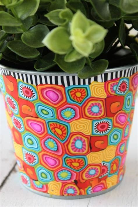 Colorful Medium Size Indoor Planter Etsy Israel Colorful Planters
