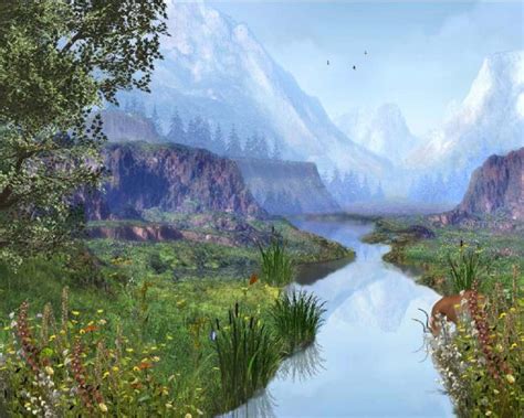Free Download Landscape Mountain River Hd Desktop Wallpaper Hd Desktop