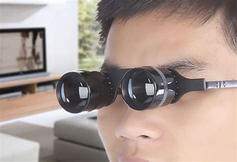 pruebe las nuevas gafas telescopicas 2 8x binoculares enfocables — low vision miami