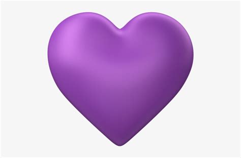 Purple Wedding Heart Clip Art Purple Heart No Background 499x461