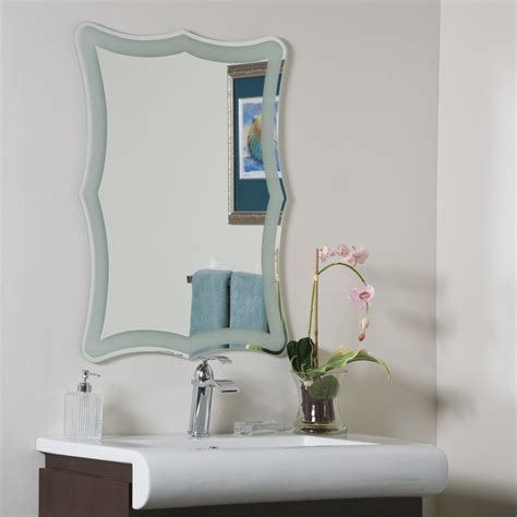 Decor Wonderland Coquette Frame Less Bathroom Mirror Beyond Stores