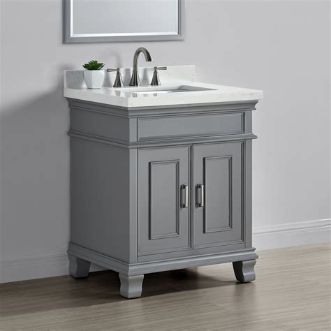 See more ideas about bathroom design, wood sink, vessel sink bathroom. Middleton 28" Single Sink Vanity, Gray | Mission Hills ...