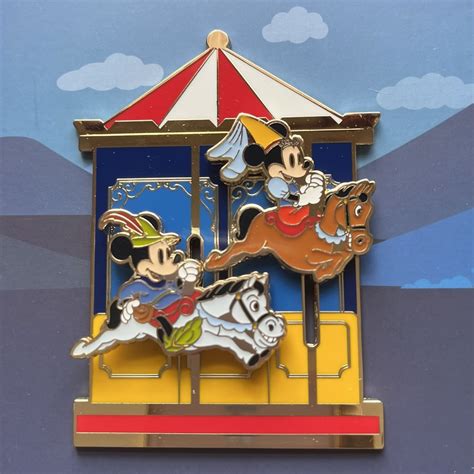 Brave Little Tailor Carousel Limited Edition Loungefly Disney Pin