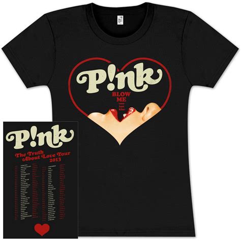 Pink Pnk Blow Heart Jr Tour T Shirt
