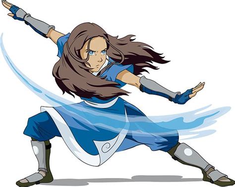 Katara Waterbending Caleb Pena Cruz Avatar Cartoon Avatar