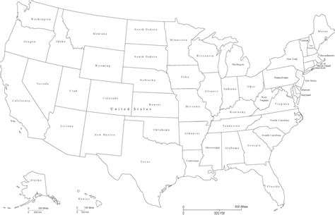 United States Map Outline Png Pic Png Arts