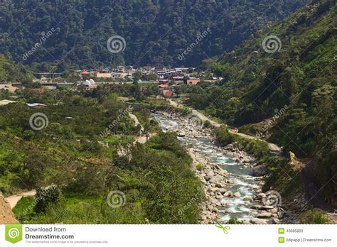 Rio Verde In Ecuador Editorial Stock Photo Image Of Hill 43685803