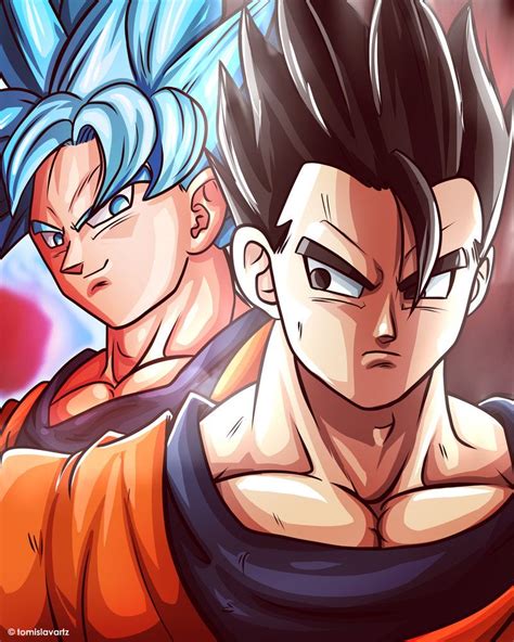 Fan Art Of Dragon Ball Super Episode 90 Mystic Gohan Versus Goku In