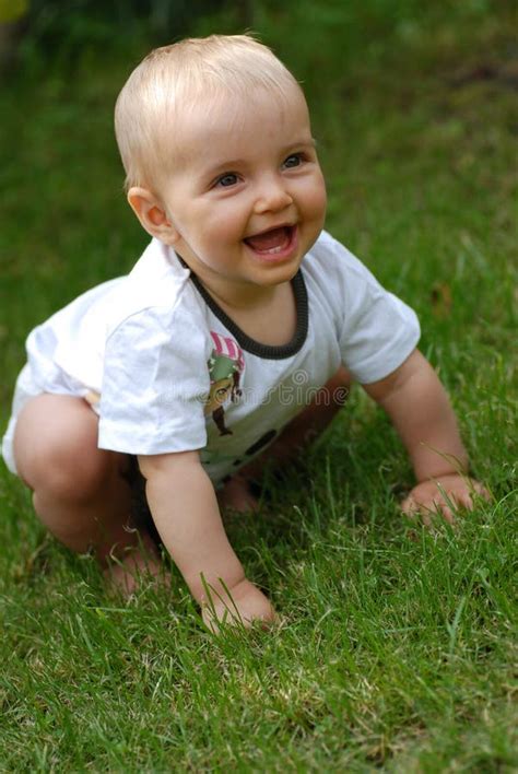Baby On Grass Picture Image 7732445