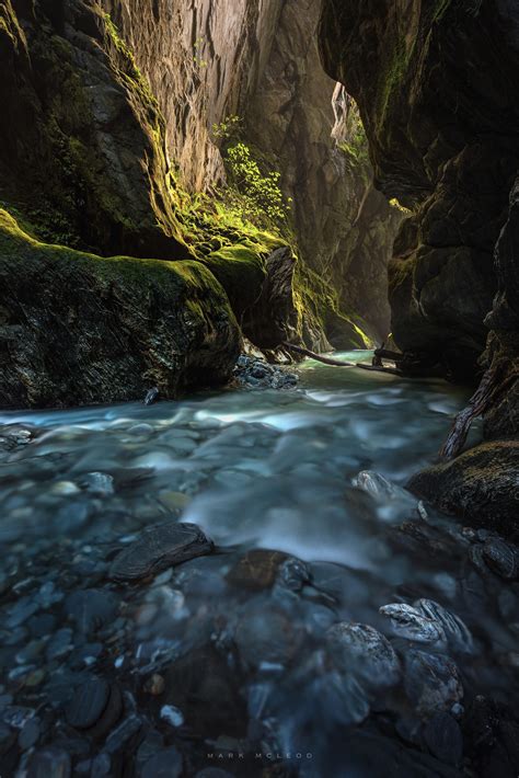 Hidden Canyon On The West Coast Of South Island New Zealand Oc