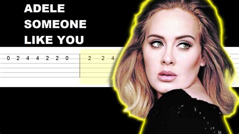 Adele Someone Like You Easy Guitar Tabs Tutorial Youtube