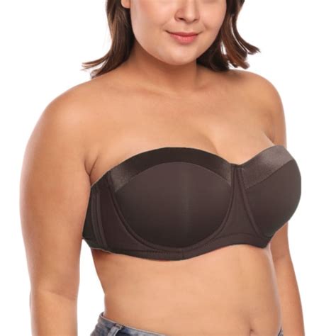 Women Strapless Bra Plus Size For Large Bust 34 46 Cddde Half Cup