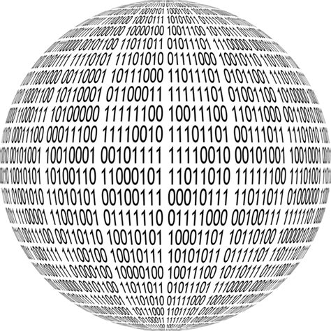 Free Vector Graphic Binary Sphere 3d Round Orb Free Image On