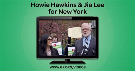 Howie Hawkins Introduces Jia Lee His Running Mate For Lieutenant