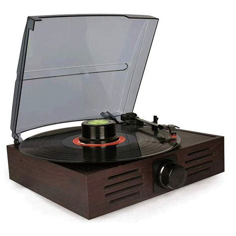 Buy Gramophone Vinyl Record Player Turntable 3 Speed Portable Stereo