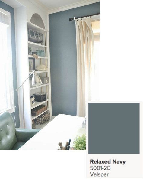 In this hallway, below the chair rail has been painted in a dark navy blue, to contrast with the pink room beyond. 42+ trendy farmhouse paint colors valspar dining rooms ...