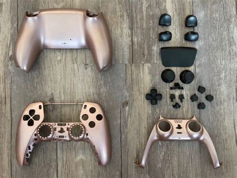 Ps5 Controller Custom Rose Gold Shell And Buttons Kit Housing Playstation
