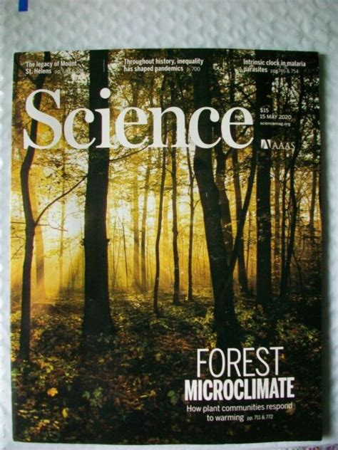 Aaas Science Magazine Vol 368 No 6492 15 May 2020 Forest Microclimate