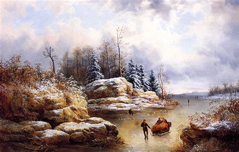 century american paintings paintings  winter