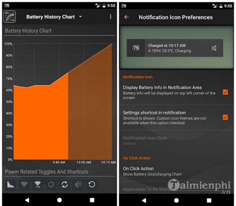 Tari Gauge Battery Widget ứng Dụng Quản Lý Pin Cho Android Taimienph