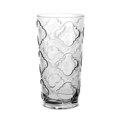 birch lane riviera plastic water glasses wine glass set pint glass classic glassware everyday