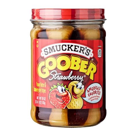 Smuckers Goober Peanut Butter And Strawberry Jelly Stripes Lazada