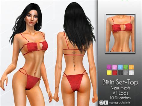 The Sims Resource Bikini Set Top