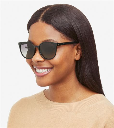 Womens Classic Round Sunglasses In Black Cole Haan