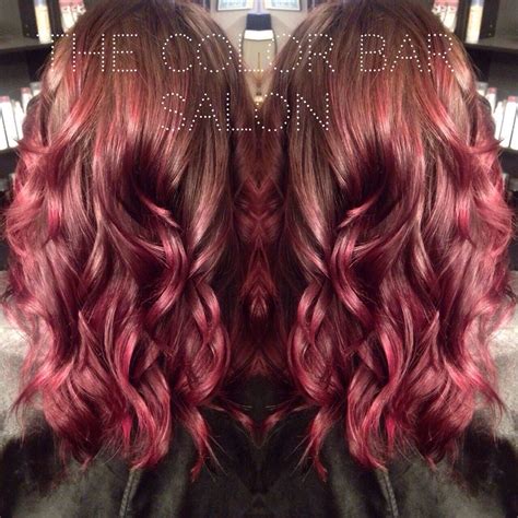 Protective Style Colored Weave Andor Wig Idea Raspberry Ombré