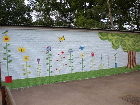 Image Result For Mural For Wall In Art Classroom Flower Mural