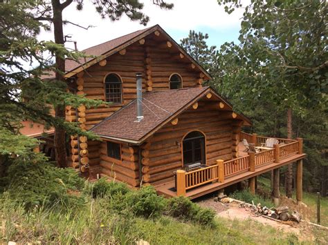 Maybe you would like to learn more about one of these? Spacious and secluded log cabin with deck in the mountains ...