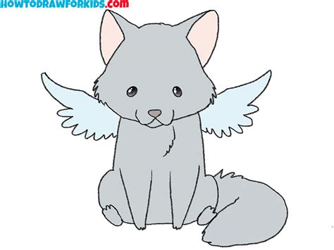 How To Draw Anime Wolves With Wings