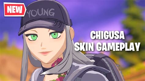 NEW CHIGUSA SKIN GAMEPLAY FORTNITE CYBER INFILTRATION PACK YouTube