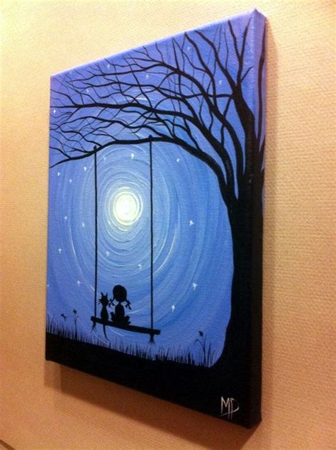 If you cannot buy them, you can make your own by following a few tutorials online. 30 More Canvas Painting Ideas