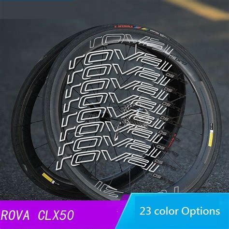 8x roval clx 50 stickers set for two carbon wheels road bike c disc brake decals shopee