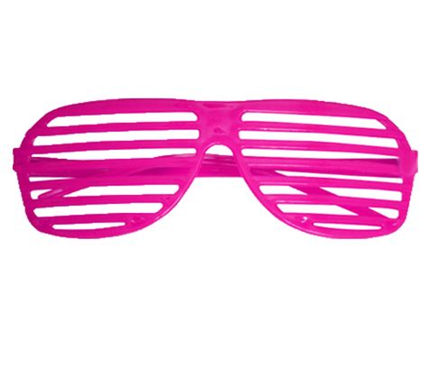 80s Neon Shutter Shades Glasses Retro Sunglasses Clubbing Night Out