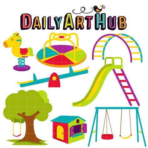 Kiddie Playground Clip Art Set Daily Art Hub Free Clip Art Everyday